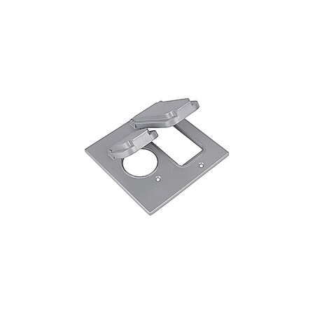 Abb 2GNG CVR SNGL&GFI RECEPT W/LO 2CCSG-L